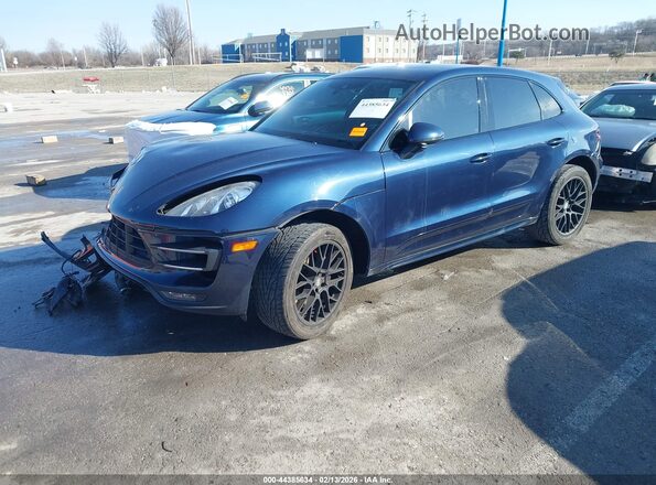 WP1AF2A58GLB90436 2016 PORSCHE MACAN Синий Передняя левая четверть