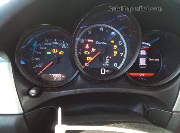 WP1AF2A58JLB70503 2018 PORSCHE MACAN Черный Вид щитка приборов