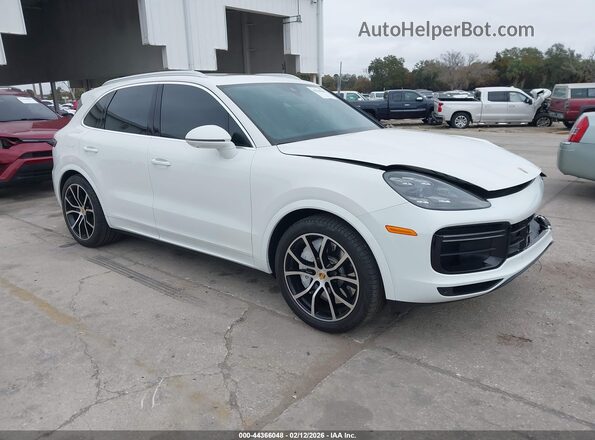 WP1AF2AY6LDA39187 2020 PORSCHE CAYENNE White Przód prawy
