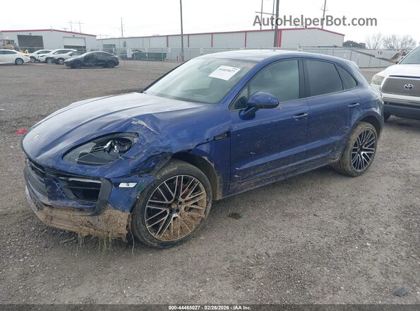 WP1AG2A51SLB40709 2025 PORSCHE MACAN Синий Передняя левая четверть