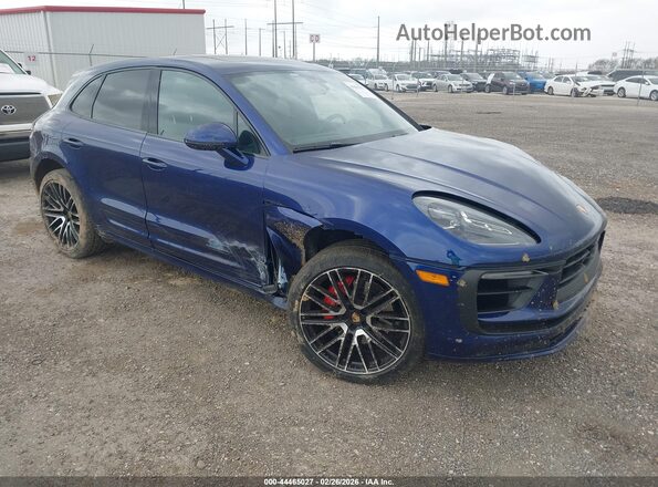 WP1AG2A51SLB40709 2025 PORSCHE MACAN Синий Передняя правая четверть