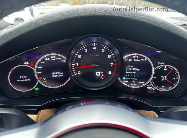 WP1BA2AY6LDA48233 2020 PORSCHE CAYENNE Синий Вид панели приборов