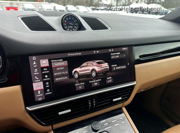 WP1BA2AY6LDA48233 2020 PORSCHE CAYENNE Синий Вид задней части салона