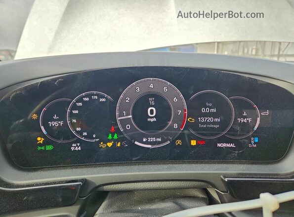 WP1BG2AY5SDA43330 2025 PORSCHE CAYENNE Белый Вид щитка приборов