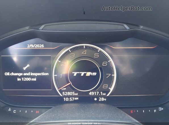 WUAASAFV8K1900202 2019 AUDI TT Черный Вид задних сидений