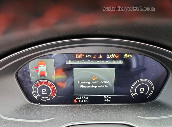 WUAAWCF51MA901355 2021 AUDI RS5 Gray Instrument cluster view