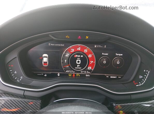 WUABWCF58KA902343 2019 AUDI RS5 Черный Вид задних сидений