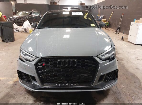 WUABWGFF2KA902998 2019 AUDI RS3 Gray Rear interior view
