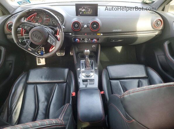 WUABWGFF3KA906641 2019 AUDI RS3 Blue Առջևի վահանակի տեսք