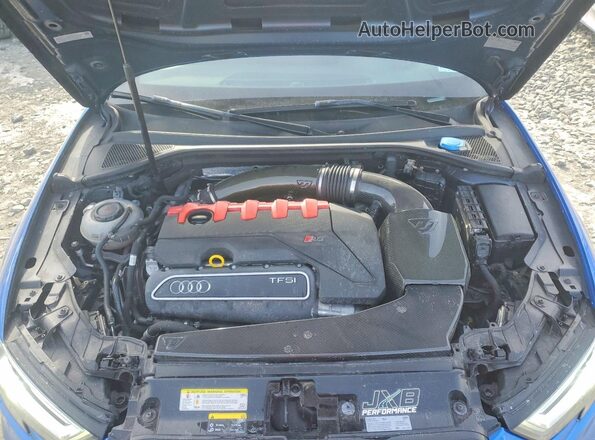 WUABWGFF3KA906641 2019 AUDI RS3 Blue Սալոնի հետևի տեսք