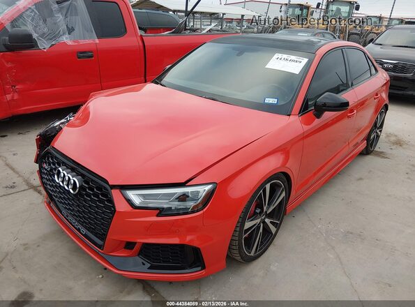 WUABWGFF8J1905483 2018 AUDI RS3 Красный Передняя левая четверть