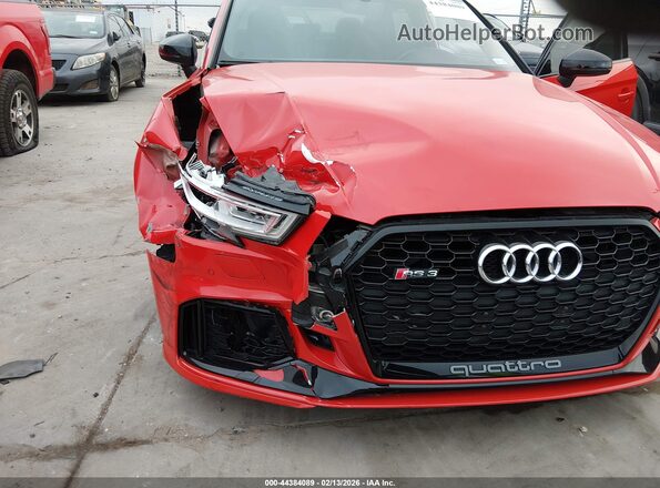 WUABWGFF8J1905483 2018 AUDI RS3 Красный Вид спереди