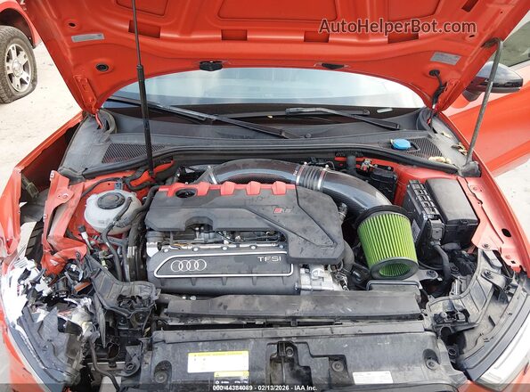 WUABWGFF8J1905483 2018 AUDI RS3 Красный Вид сзади
