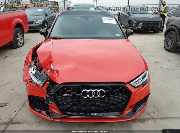 WUABWGFF8J1905483 2018 AUDI RS3 Красный Вид щитка приборов