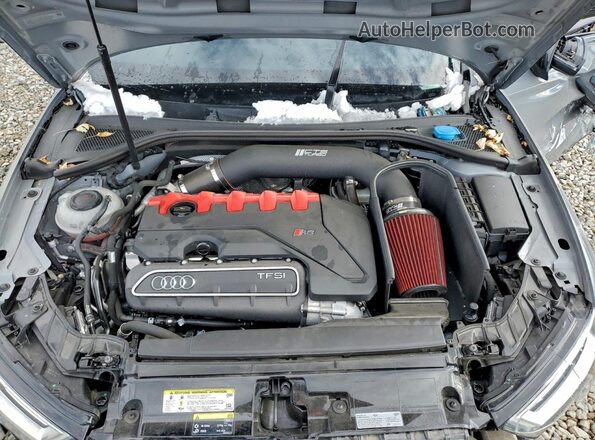 WUABWGFFXJ1900513 2018 AUDI RS3 Gray Սալոնի հետևի տեսք