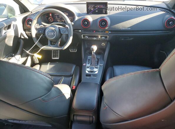 WUABWHFF6KA903299 2019 AUDI RS3 Gray Առջևի վահանակի տեսք