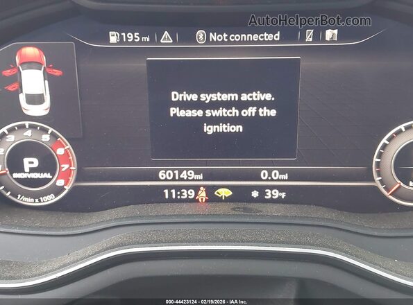 WUACWCF53KA903422 2019 AUDI RS5 Blue 