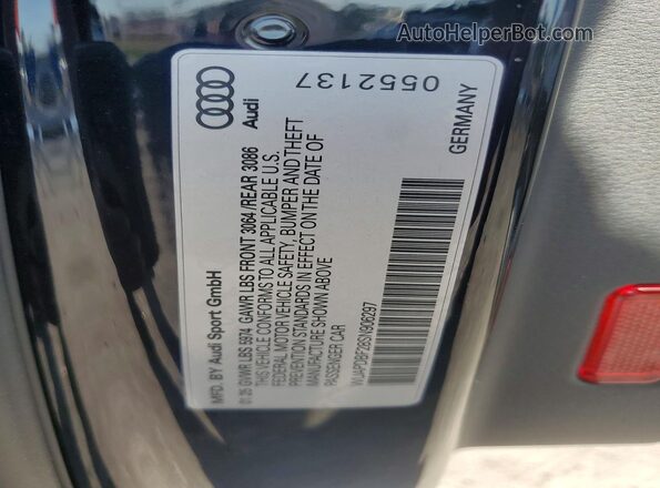 WUAPDBF28SN906297 2025 AUDI RS7 Black ძრავის განყოფილების ხედი