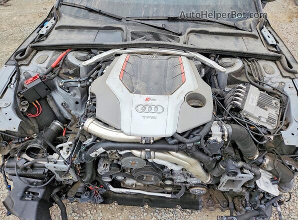 WUAPWAF5XKA904038 2019 AUDI RS5 Gray Widok wnętrza z tyłu