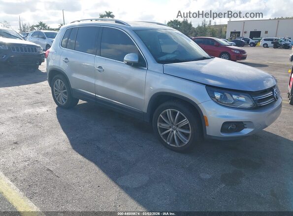 WVGAV7AX1GW606842 2016 VOLKSWAGEN TIGUAN Silver Delantero derecho