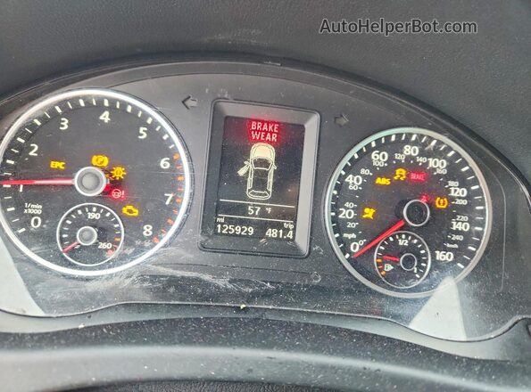 WVGAV7AX2GW014849 2016 VOLKSWAGEN TIGUAN Белый Вид щитка приборов
