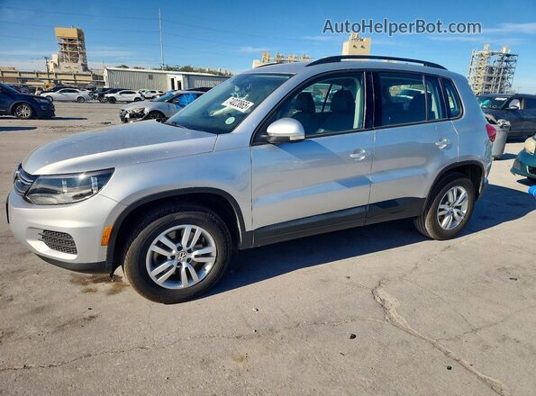 WVGAV7AX4HK000895 2017 VOLKSWAGEN TIGUAN Серебряный Передняя левая четверть