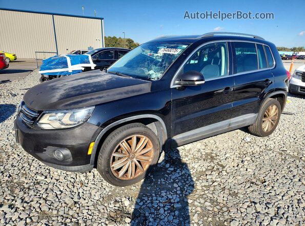 WVGAV7AX7GW597676 2016 VOLKSWAGEN TIGUAN Black Przód lewy