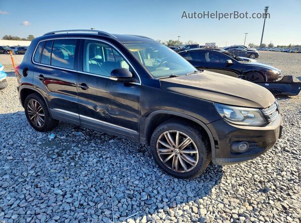 WVGAV7AX7GW597676 2016 VOLKSWAGEN TIGUAN Black Przód prawy