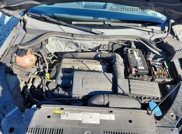WVGAV7AX7GW597676 2016 VOLKSWAGEN TIGUAN Black Widok komory silnika