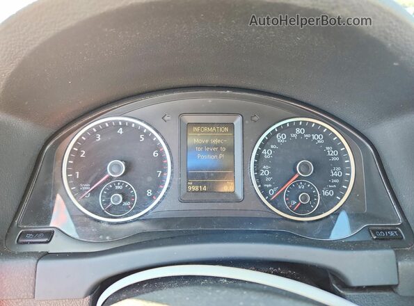 WVGAV7AX7GW597676 2016 VOLKSWAGEN TIGUAN Black Widok zestawu wskaźników