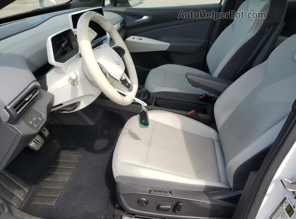 WVGDMPE21MP020324 2021 VOLKSWAGEN ID.4 White Widok wnętrza z przodu