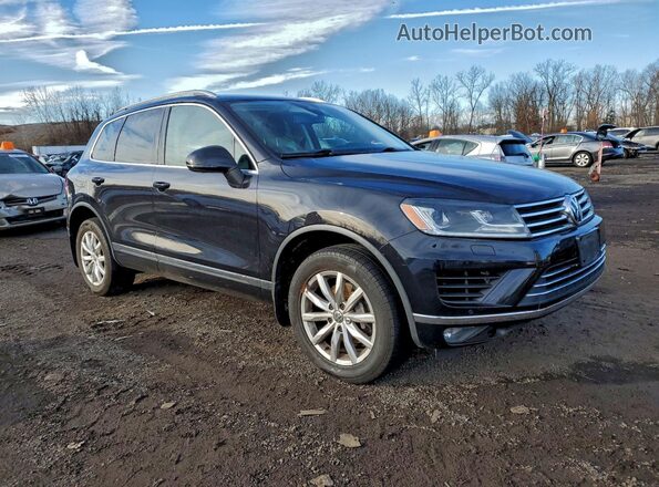 WVGEF9BP3GD002424 2016 VOLKSWAGEN TOUAREG Черный Передняя правая четверть