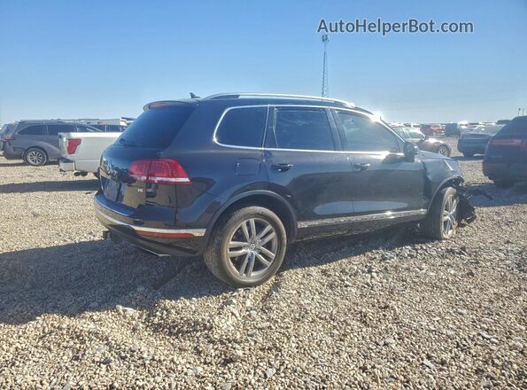 WVGEF9BP4GD002142 2016 VOLKSWAGEN TOUAREG Черный Задняя правая четверть