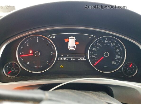 WVGEP9BP3GD000542 2016 VOLKSWAGEN TOUAREG Белый Вид щитка приборов