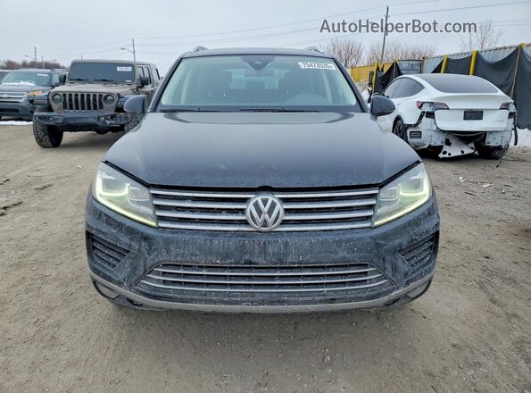 WVGEP9BP9GD002666 2016 VOLKSWAGEN TOUAREG Черный Вид спереди