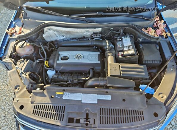 WVGRV7AX9HW508310 2017 VOLKSWAGEN TIGUAN Синий Вид подкапотного пространства