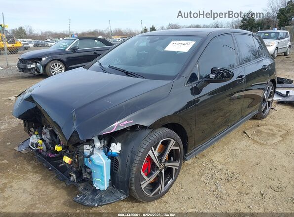 WVW3A7CDXRW231886 2024 VOLKSWAGEN GOLF Черный Передняя левая четверть