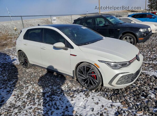 WVW687CD3NW137464 2022 VOLKSWAGEN GTI Белый Передняя правая четверть