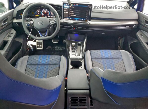 WVWFB7CD1SW221151 2025 VOLKSWAGEN GOLF Blue Dashboard view