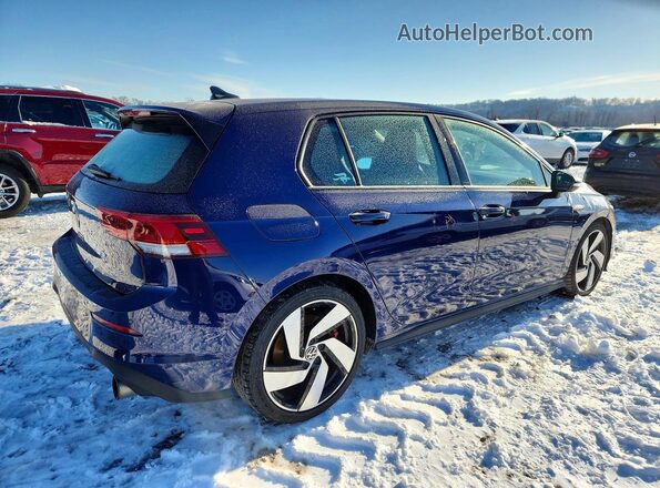 WVWH87CD1NW221162 2022 VOLKSWAGEN GTI Синий Задняя правая четверть