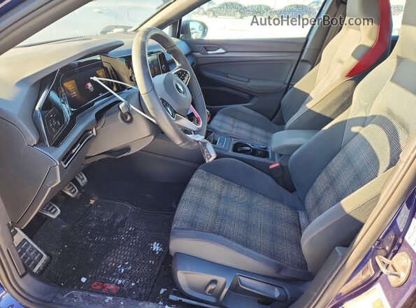 WVWH87CD1NW221162 2022 VOLKSWAGEN GTI Синий Вид салона спереди