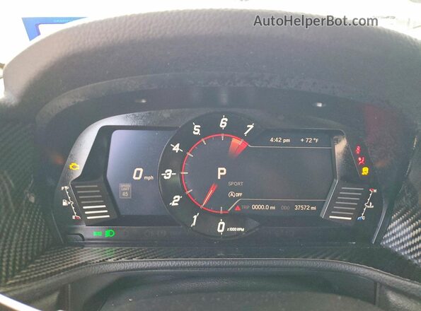 WZ1DB0C00MW038064 2021 TOYOTA SUPRA Белый Вид щитка приборов