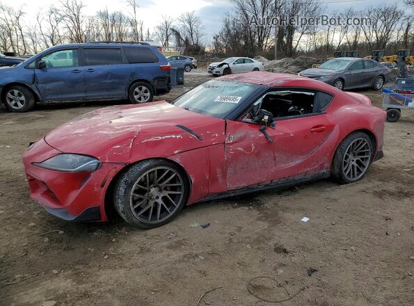 WZ1DB0C01MW039210 2021 TOYOTA SUPRA Красный Передняя левая четверть