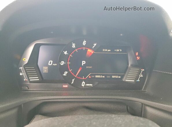 WZ1DB0C08MW041679 2021 TOYOTA SUPRA Белый Вид щитка приборов