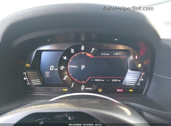 WZ1DB4C04LW031432 2020 TOYOTA GR SUPRA Gray Widok tylnych siedzeń
