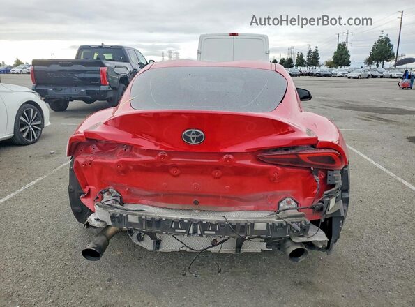 WZ1DB4C08LW029814 2020 TOYOTA SUPRA Красный Вид сзади