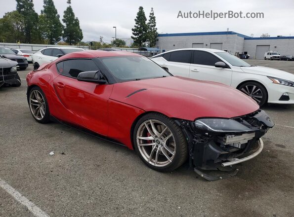 WZ1DB4C08LW029814 2020 TOYOTA SUPRA Красный Передняя правая четверть