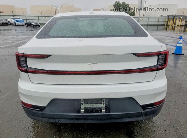 YSMEG3KA7PL143632 2023 POLESTAR 2 White უკანა ხედი