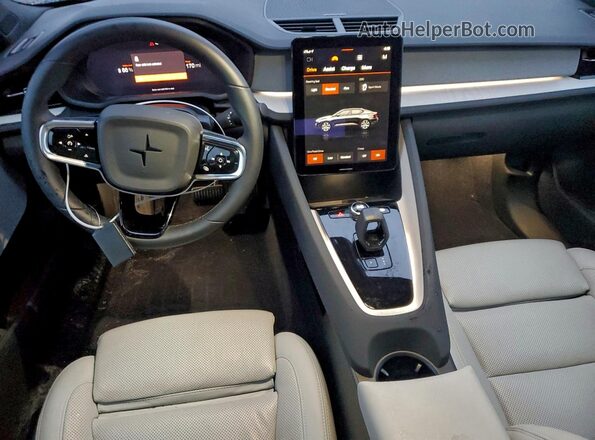 YSMET3KA9PL128755 2023 POLESTAR 2 Серый Вид панели приборов