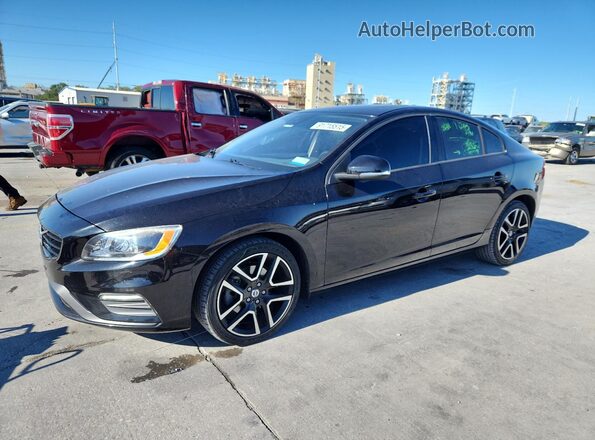 YV126MFL0J2463000 2018 VOLVO S60 Черный Передняя левая четверть